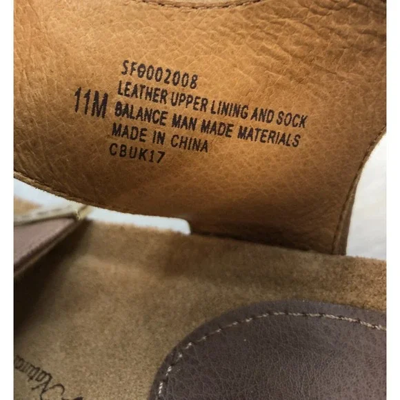 Sofft Verdi Women's Sandal Brown Leather 11 Wedge Ankle Strap Slingback Shoes - Picture 9 of 11